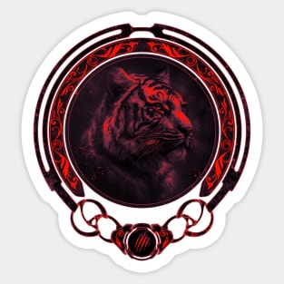 Bengal King Tiger Sticker